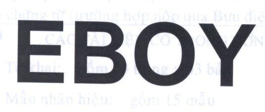 Mẫu nhãn hiệu EBOY
