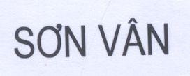 Mẫu nhãn hiệu SƠN VÂN