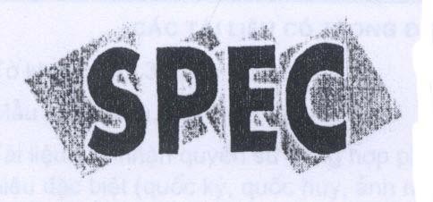 Mẫu nhãn hiệu SPEC