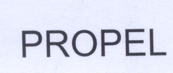 Mẫu nhãn hiệu PROPEL