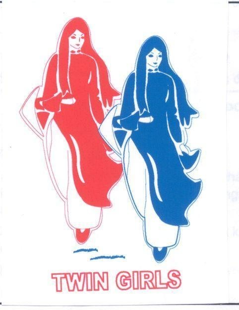 Mẫu nhãn hiệu TWIN GIRLS