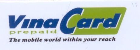 Mẫu nhãn hiệu VINACARD PREPAID THE MOBILE WORLD WITHIN YOUR REACH