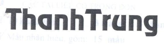 Mẫu nhãn hiệu THANHTRUNG