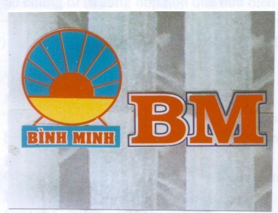 Mẫu nhãn hiệu BìNH MINH BM