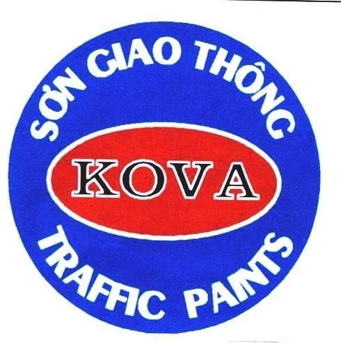 Mẫu nhãn hiệu Sơn Giao Thông KOVA TRAFFIC PAINTS
