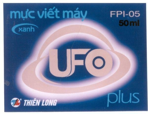 Mẫu nhãn hiệu Mực Viết Máy Xanh T/L Thiên Long UFO PLUS FPI-05 50ML