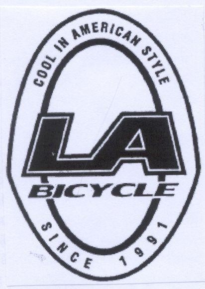 Mẫu nhãn hiệu LA BICYCLE COOL IN AMERICAN STYLE SINCE 1991