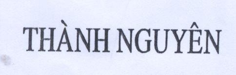Mẫu nhãn hiệu Thành Nguyên