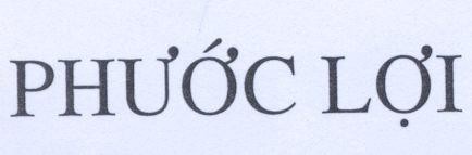 Mẫu nhãn hiệu Phước Lợi