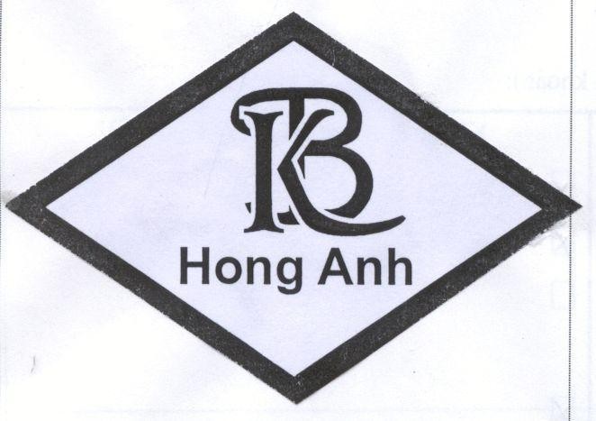 Mẫu nhãn hiệu KB HONG ANH