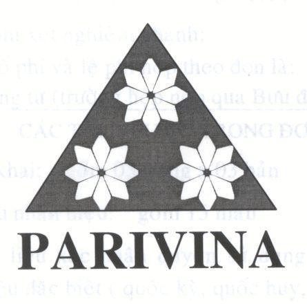 Mẫu nhãn hiệu PARIVINA