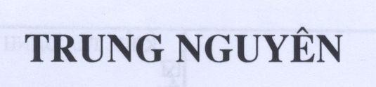 Mẫu nhãn hiệu Trung Nguyên