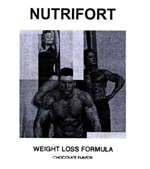 Mẫu nhãn hiệu NUTRIFORT WEIGHT LOSS FORMULA CHOCOLATE FLAVOR