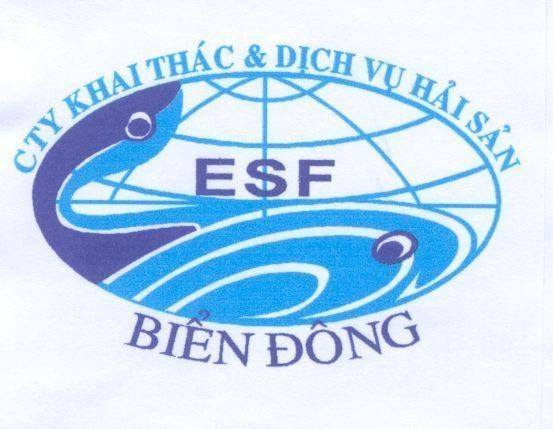 Mẫu nhãn hiệu Cty khai thác & dịch vụ hải sản ESF Biển Đông