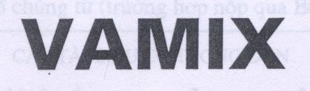 Mẫu nhãn hiệu VAMIX