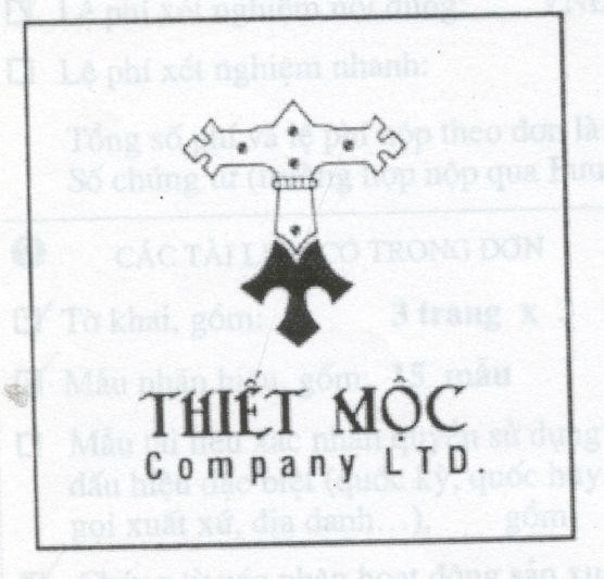 Mẫu nhãn hiệu T THIếT MộC COMPANY LTD