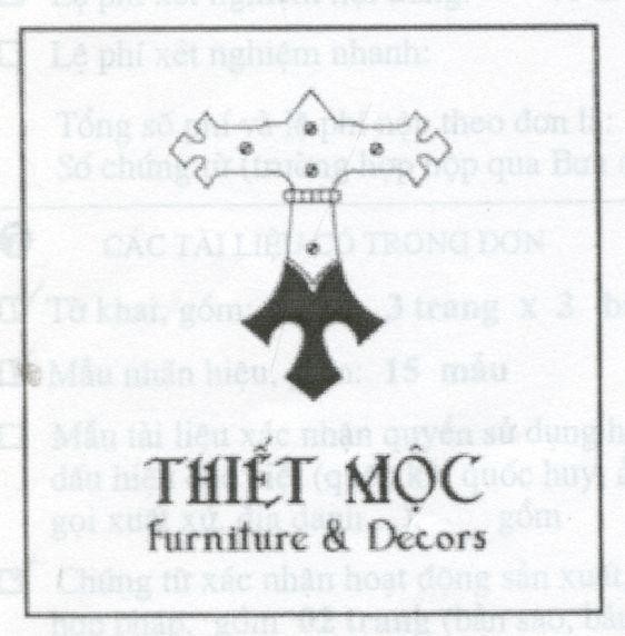 Mẫu nhãn hiệu T THIếT MộC FURNITURE & DECORS