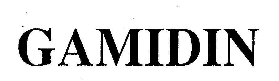 Mẫu nhãn hiệu GAMIDIN