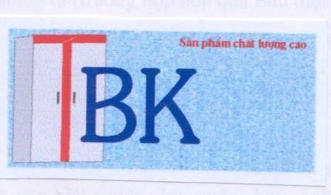 Mẫu nhãn hiệu TBK SAN PHAM CHAT LUONG CAO