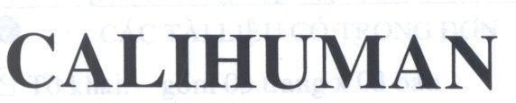 Mẫu nhãn hiệu CALIHUMAN
