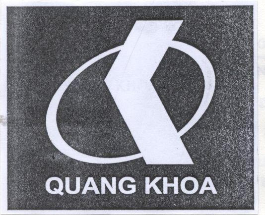 Mẫu nhãn hiệu QUANG KHOA QK