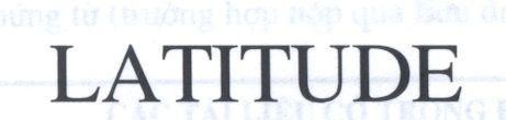 Mẫu nhãn hiệu LATITUDE