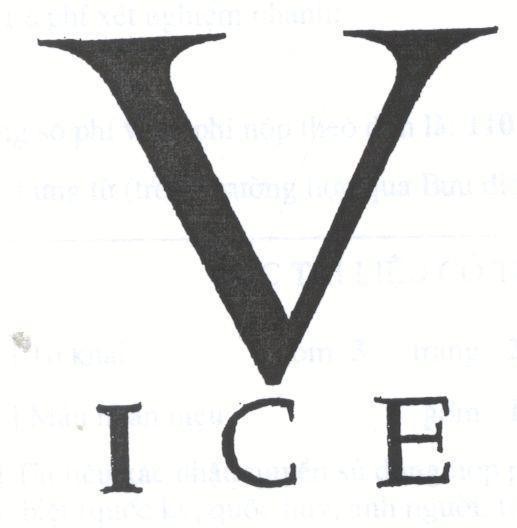 Mẫu nhãn hiệu V ICE