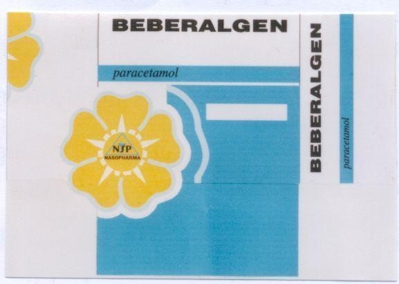Mẫu nhãn hiệu BEBERALGEN PARACETAMOL NSP NASOPHARMA