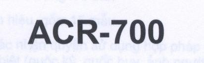 Mẫu nhãn hiệu ACR-700