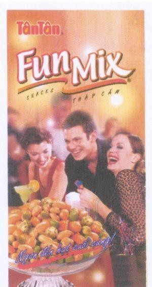 Mẫu nhãn hiệu TÂN TÂN FUNMIX SNACKS THAP CAM