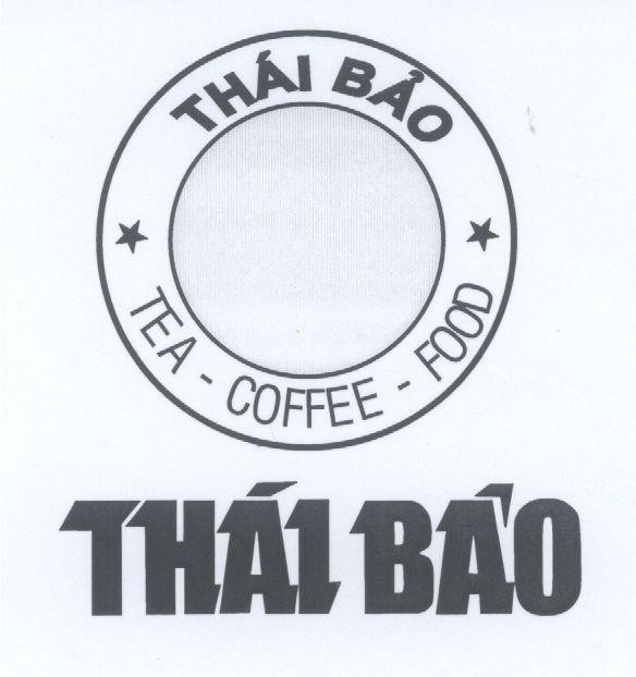 Mẫu nhãn hiệu Thái Bảo TEA COFFEE FOOD
