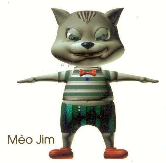 Mẫu nhãn hiệu Mèo Jim