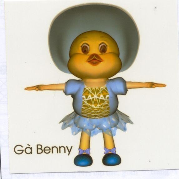 Mẫu nhãn hiệu Gà benny