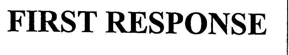 Mẫu nhãn hiệu FIRST RESPONSE