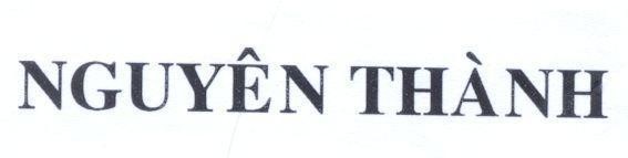 Mẫu nhãn hiệu Nguyên Thành
