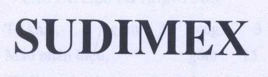 Mẫu nhãn hiệu SUDIMEX