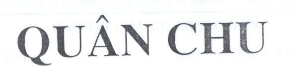 Mẫu nhãn hiệu Quân Chu