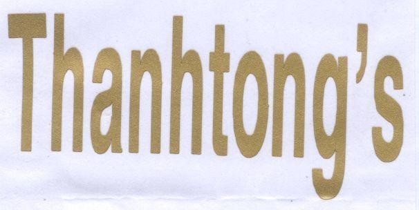 Mẫu nhãn hiệu THANHTONG'S