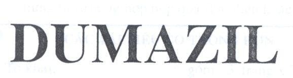Mẫu nhãn hiệu DUMAZIL