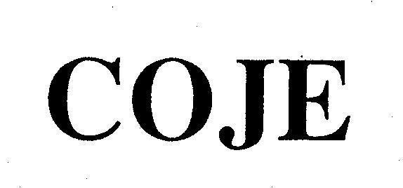 Mẫu nhãn hiệu COJE