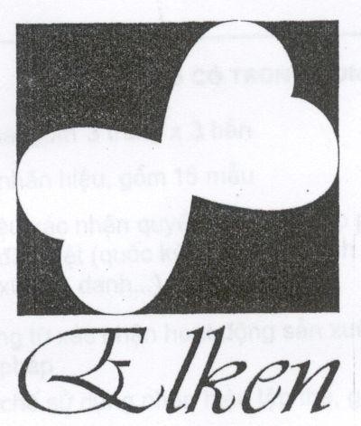 Mẫu nhãn hiệu ELKEN