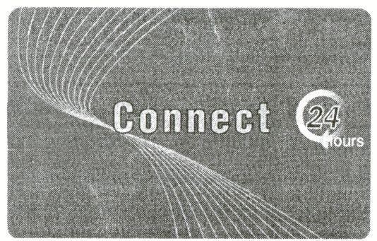 Mẫu nhãn hiệu CONNECT 24 HOURS