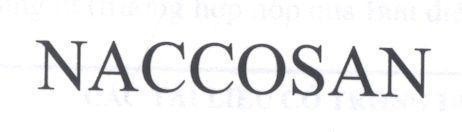 Mẫu nhãn hiệu NACCOSAN