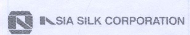 Mẫu nhãn hiệu ASIA SILK CORPORATION SH