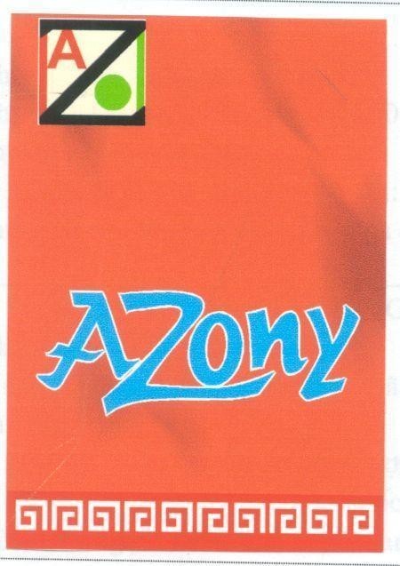 Mẫu nhãn hiệu AZ AZONY