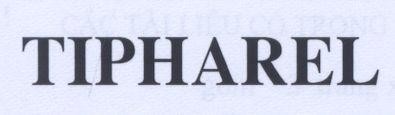 Mẫu nhãn hiệu TIPHAREL