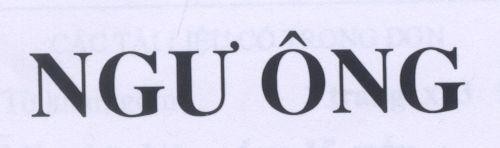 Mẫu nhãn hiệu Ngư Ông