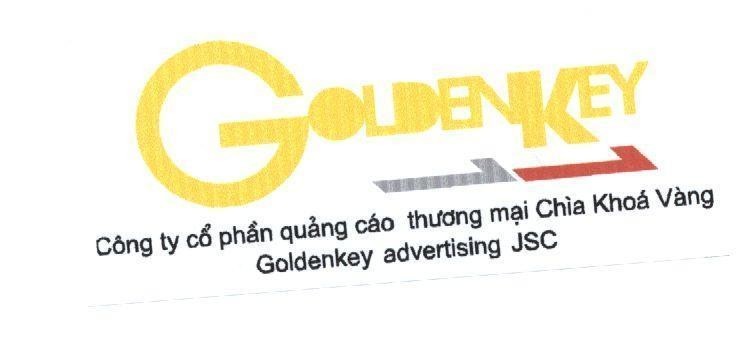Mẫu nhãn hiệu GOLDENKEY Goldenkey advertising JSC CONG TY CO PHAN QUANG CAO THUONG MAI CHIA KHOA VANG