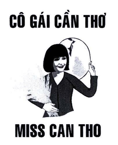 Mẫu nhãn hiệu Cô gái Cần Thơ MISS CAN THO
