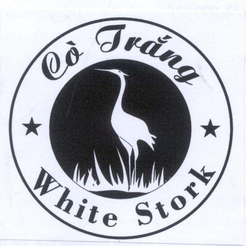 Mẫu nhãn hiệu Cò trắng WHITE STORK